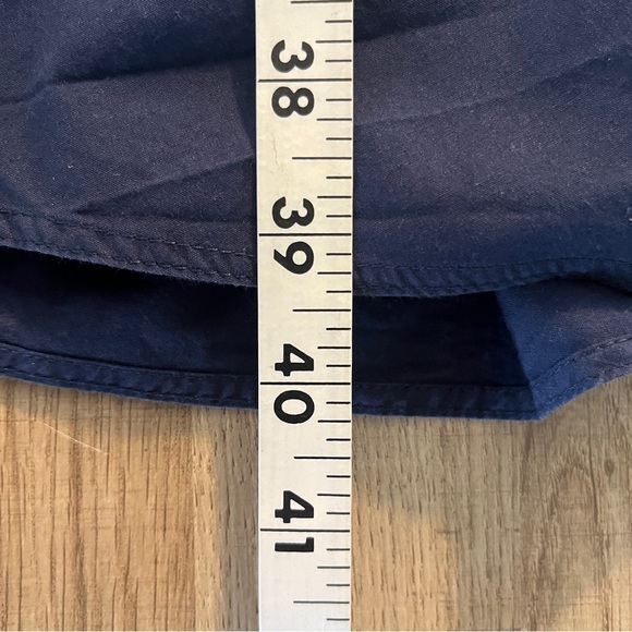 VTG Bonnie Strauss Dress Size 4 Chartreuse Navy Blue A-Line Cotton Pin-Up Retro - Picture 14 of 14